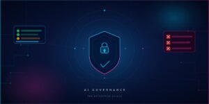 EduPulse Media corporate blog hero banner showcasing a central glowing security lock icon shield flanked by approved and restricted operational data rules.